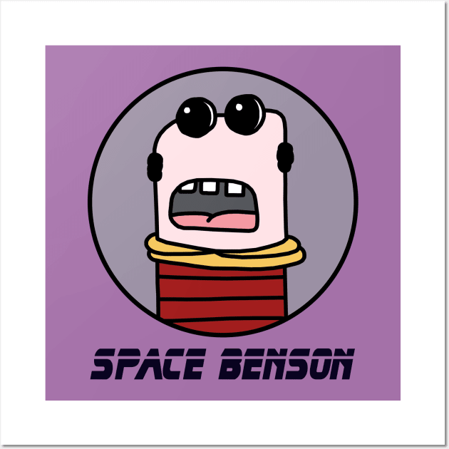 Space Benson Wall Art by Benson Comics